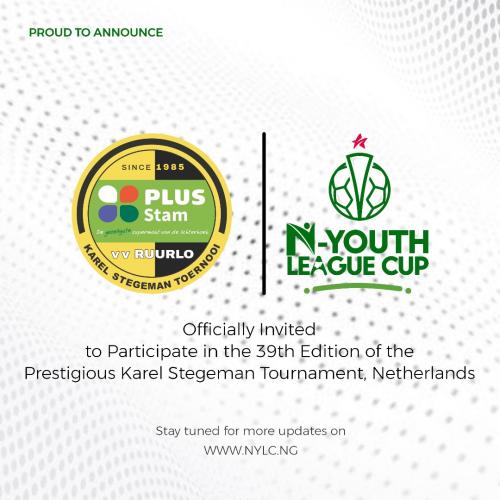 N - Youth League is honoured to be invited to present a U19 squad to participate in the "39th PLUS Stam Karel Stegeman Tournament