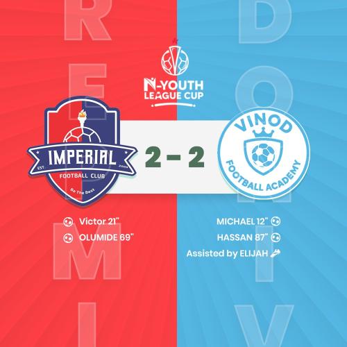IMPERIAL FOOTBALL CLUB VS VINOD FOOTBALL ACADEMY