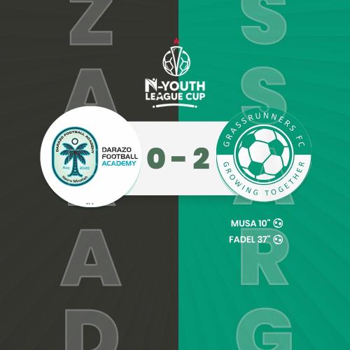 Darazo Football Academy 0 - 2 Grassrunners Football Club highlights