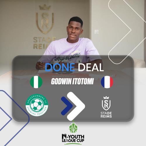 DONE DEAL: GODWIN RAPHAEL ITOTOMI JOINS STADE DE REIMS,FRANCE !
