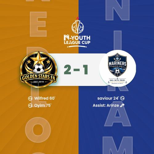 Golden Stars FA 2–1 Mariners City FC