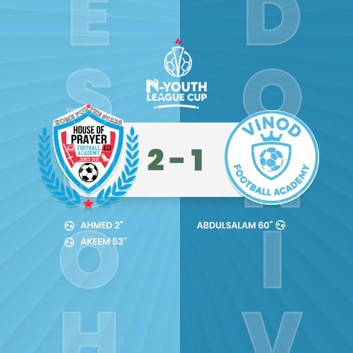 HOUSE OF PRAYER ASSEMBLY FOOTBALL vs VINOD FOOTBALL ACADEMY week 7