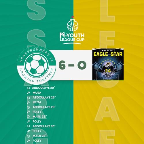 MD 14 GRASSRUNNERS FC VS EAGLE STAR FC