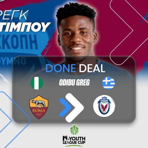 ODIBU GREG: From Nigeria Goals to Greek Goals