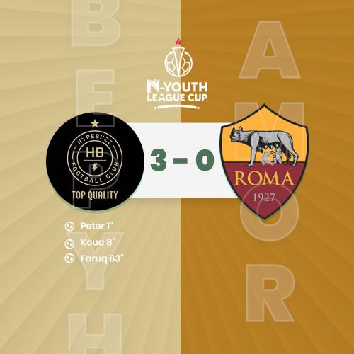 HYPEBUZZ FC VS AS ROMA ACADEMY ABUJA