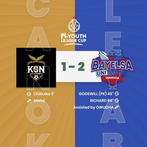 KON Academy VS Bayelsa United Football Club