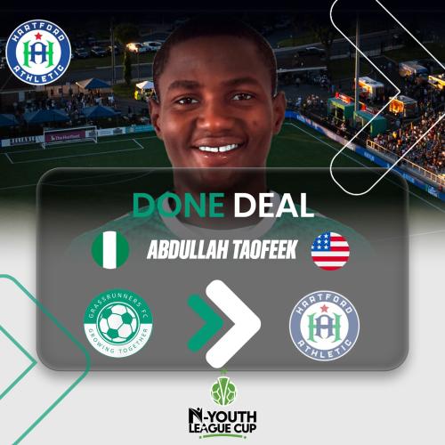 From Nigeria to Hartford (USL): Abdullah Taofeek’s Next Big Step