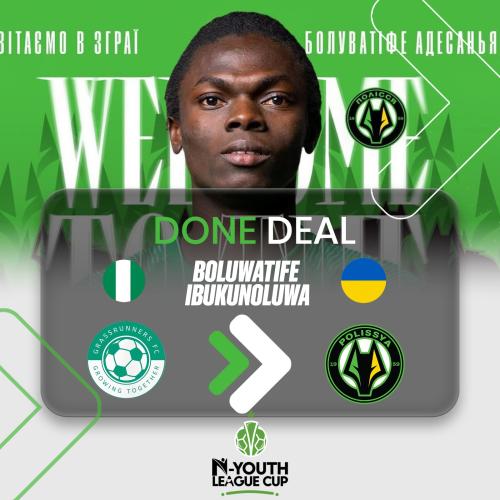 BOLUWATIFE ADESANYA IBUKUNOLUWA continues to shine with Polissya FC, Ukraine