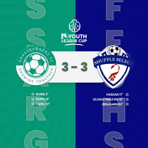 GRASSRUNNERS FOOTBALL CLUB VS SHUFFLE SELECT FOOTBALL ACADEMY