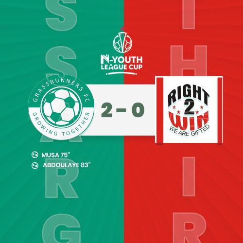 GRASSRUNNERS FOOTBALL CLUB VS Right 2 Win