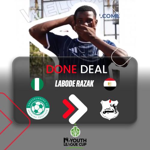 DONE DEAL: RAZAK LABODE JOINS ENPPI FC, EGYPT FROM GRASSRUNNERS