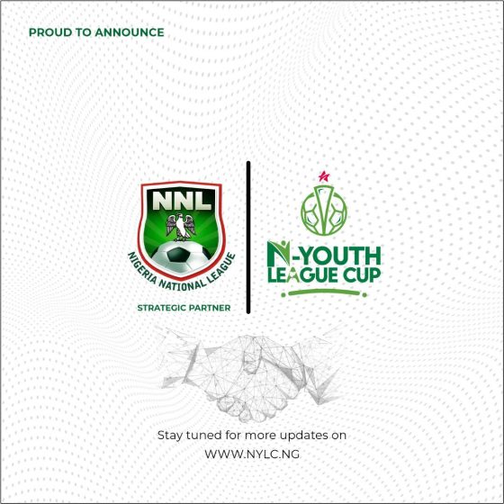 Great news from N – Youth League Cup | We’re excited to announce the partnership of Nigeria National league: NNL- to our competition.